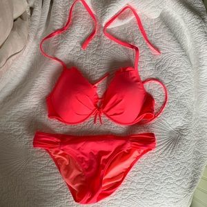 Victoria’s Secret coral push-up bikini